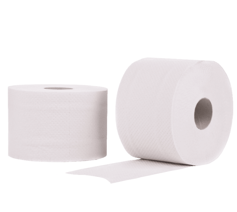Toilet paper bleached recycled